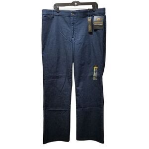 Lee Women’s Blue (Indigo Rinse) Flex Motion Regular Fit Trouser Pants 18 Medium